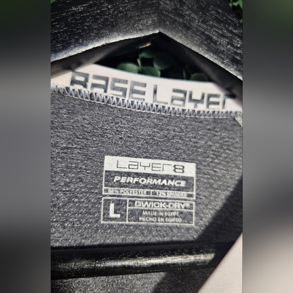 Layer 8 Men's Gray and White Long Sleeve Shirt - Picture 4 of 4